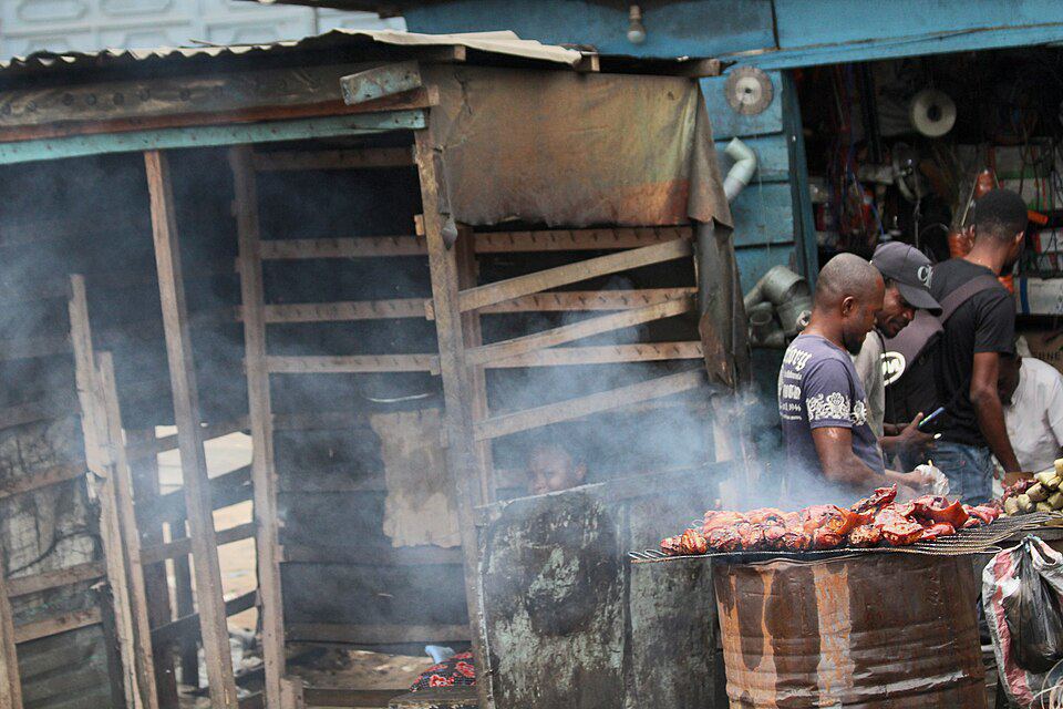 BBQ arrangement