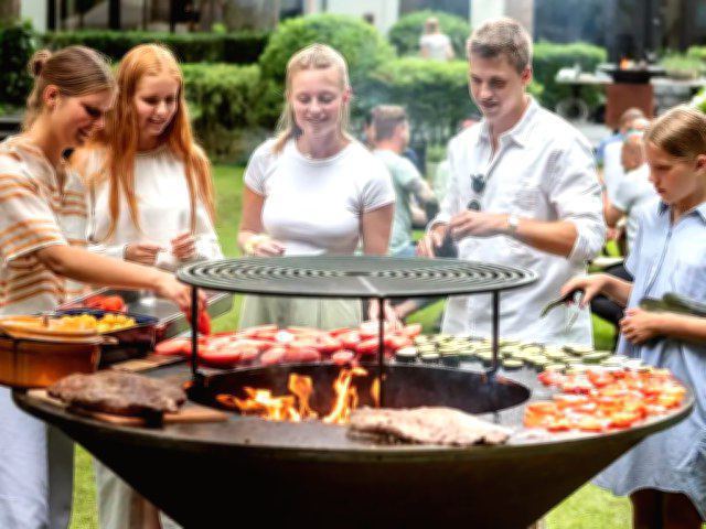 BBQ catering van Chef Speciaal met steaks en spareribs